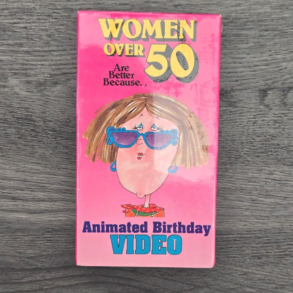 Women Over 50 Are Better Because Animated Birthday Video VHS Ivory Tower 1992